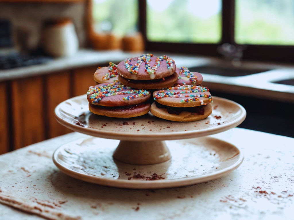 Kruche z powidłem śliwkowym